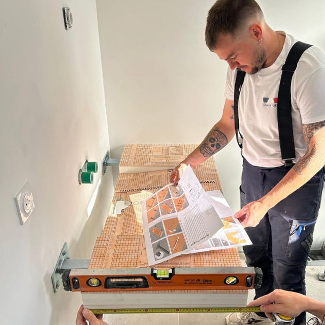 Make in Normandie installation lavabo